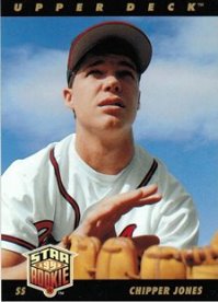 Atlanta Braves - Chipper Jones - Rookie Card