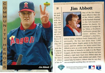 California Angels - Jim Abbott