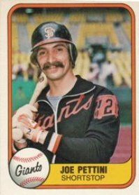 San Francisco Giants - Joe Pettini - Rookie Card