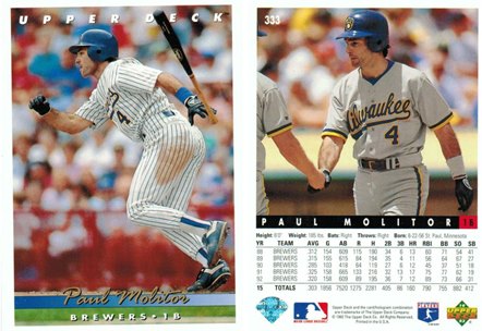 Milwaukee Brewers - Paul Molitor  (333)