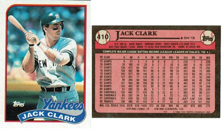New York Yankees - Jack Clark