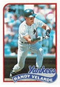 New York Yankees - Randy Valarde - Error Card