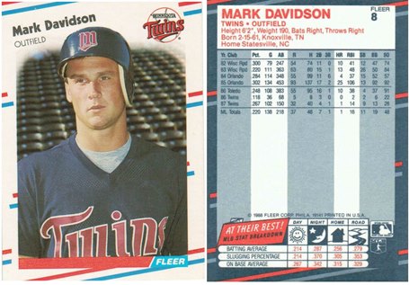 Minnesota Twins - Mark Davidson - #1