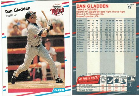 Minnesota Twins - Dan Gladden