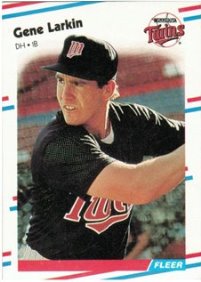 Minnesota Twins - Gene Larkin - Rookie Card