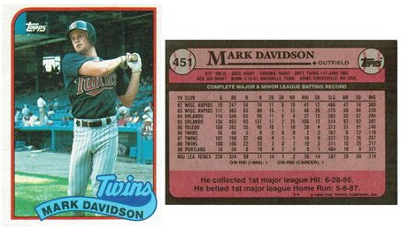 Minnesota Twins - Mark Davidson  (451)