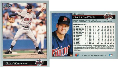 Minnesota Twins - Gary Wayne  (424)