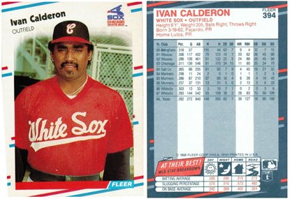 Chicago White Sox - Ivan Calderon