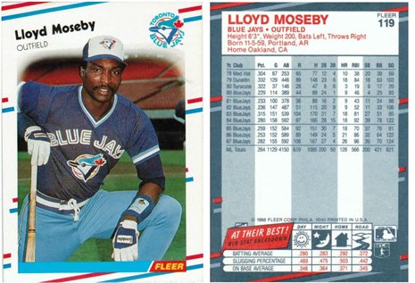 Toronto Blue Jays - Lloyd Moseby