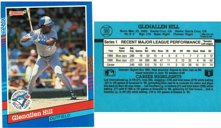 Toronto Blue Jays - Glenallen Hill  (380)