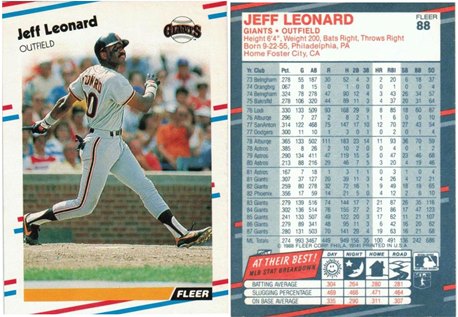 San Francisco Giants - Jeff Leonard