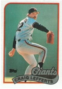 San Francisco Giants - Craig Lefferts - Topps #372