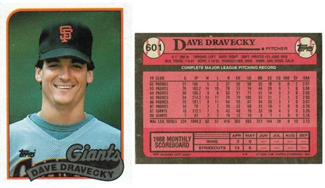 San Francisco Giants - Dave Dravecky (601)