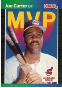 Cleveland Indians - Joe Carter - Bonus Card