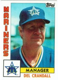 Seattle Mariners - Del Crandall - Manager