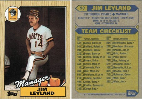 Pittsburgh Pirates - Jim Leyland - Manager (93)