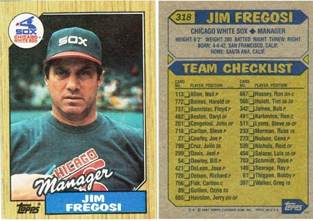 Chicago White Sox - Jim Fregosi - Manager (318)