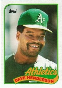 Oakland Athletics - Dave Henderson