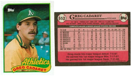 Oakland Athletics - Greg Caderat (552)