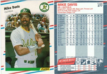 Oakland Athletics - Mike Davis (277)