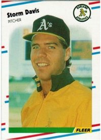 Oakland Athletics - Storm Davis (278)