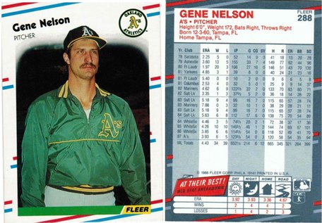 Oakland Athletics - Gene Nelson (288)