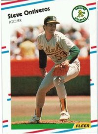Oakland Athletics - Steve Ontiveros (289)