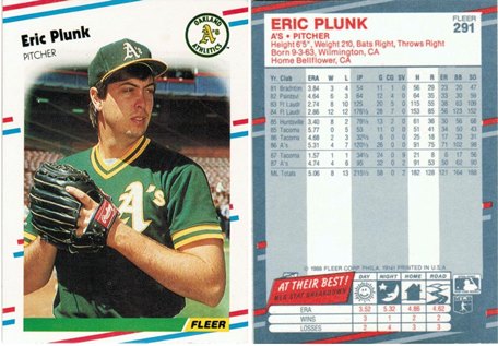 Oakland Athletics - Eric Plunk (291)