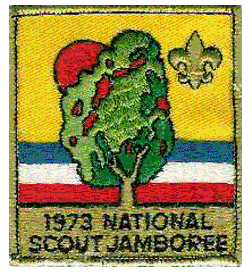1973 National Jamboree Patch (Plastic Backing)