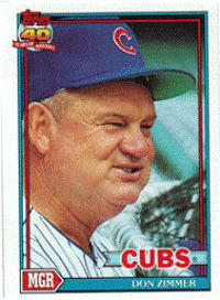Chicago Cubs - Don Zimmer - Manager - #2
