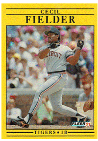Detroit Tigers - Cecil Fielder  (335)