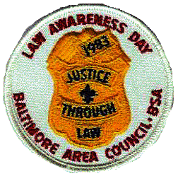 1983 Law Awareness Day Patch
