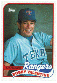 Texas Rangers - Bobby Valentine - Manager  (314)
