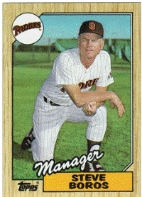 San Diego Padres - Steve Boros - Manager