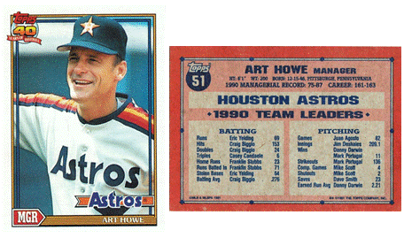 Houston Astros - Art Howe	- Manager