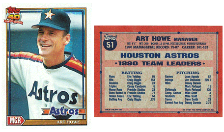 Houston Astros - Art Howe - Manager