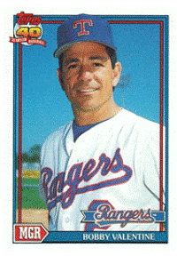 Texas Rangers - Bobby Valentine - Manager  (489)