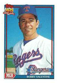 Texas Rangers - Bobby Valentine - Manager - #3