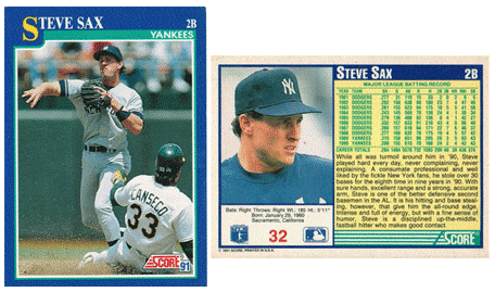 New York Yankees - Steve Sax (32)