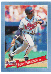 Atlanta Braves - Terry Pendleton - Hostess Baking Co