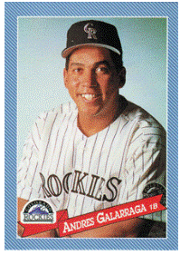 Colorado Rockies - Andres Gallarraga - Hostess Baking Co