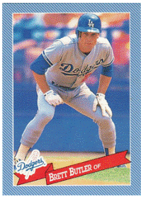 Los Angeles Dodgers - Brett Butler - Hostess Baking Co