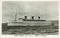 Postcard - SS Queen of Bermuda