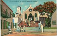 Postcard - St Peter's Church -  Bermuda