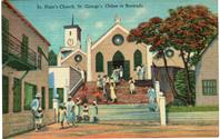 Postcard - St Peter's Church - 	Bermuda