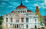 Postcard - Palacio De Bellas - 	Mexico, DF