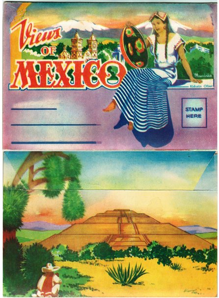 Postcard - Views of Mexico