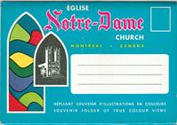 Postcard - Notre-Dame Church - Montreal, Canada - #1