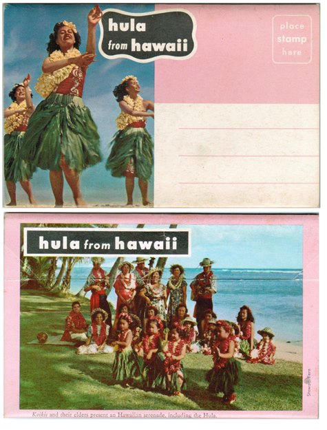 Postcard - Hula from Hawaii