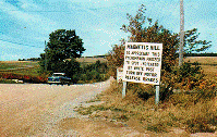 Postcard - Magnetic Hill - Brunswick, Canada